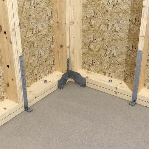 Vinkelbeslag AH CE 160x50x40x3,0 mm