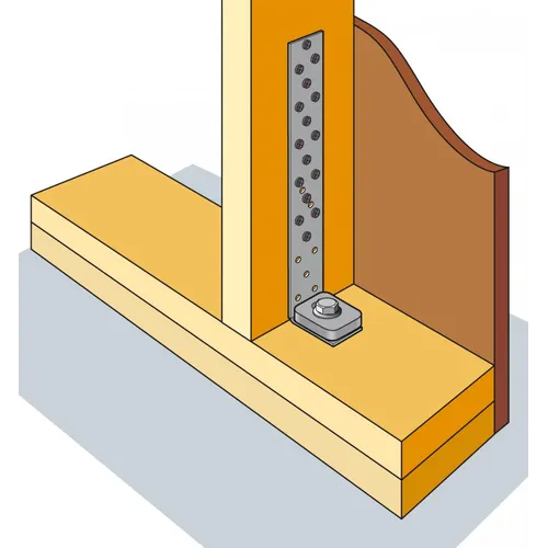 Vinkelbeslag AH CE 160x50x40x3,0 mm