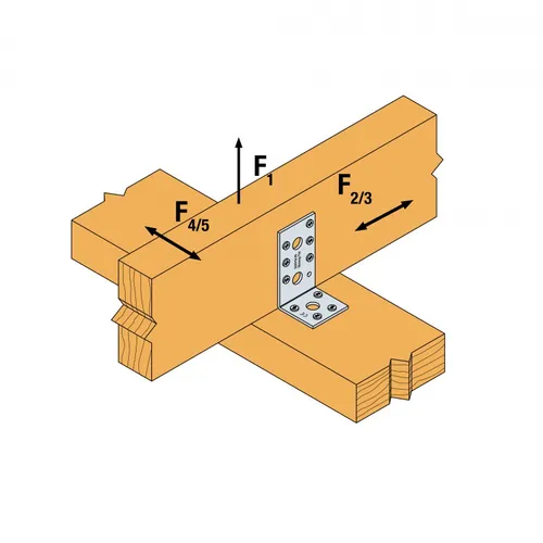 Vinkelbeslag AE CE 90x48x48x3,0 mm