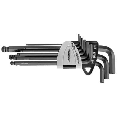 Sexkantnycklar tum 1499AF, 9 delar