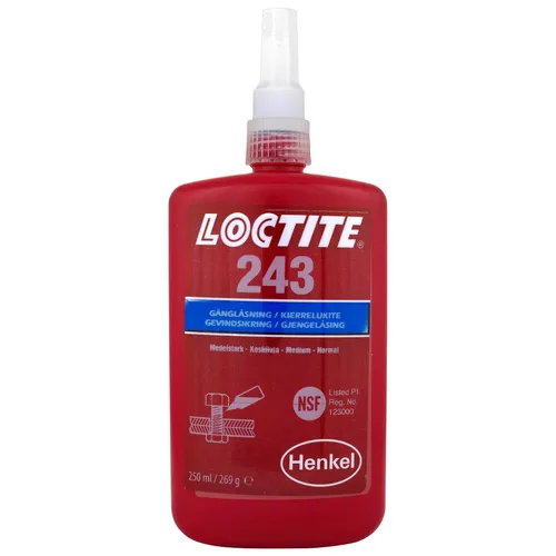 Gänglåsning medelstark Loctite 243 5 ml