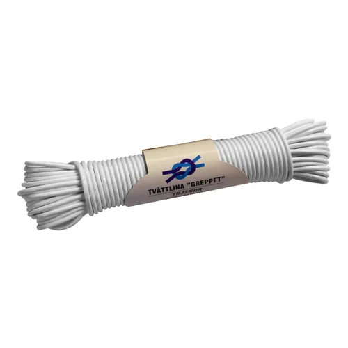 Tvättlina Greppet vit Ø 4,0 mm