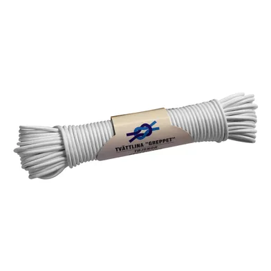 Tvättlina Greppet vit Ø 4,0 mm