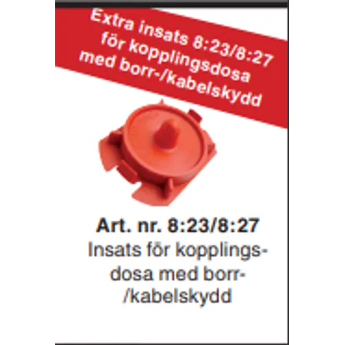 Dosinsats till Hole-In-One m. borrstopp F. kopplingsdosa