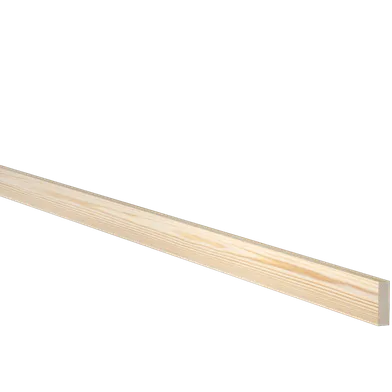 Planhyvlad obehandlad furu 8 mm 8x27 mm, Löpmeter