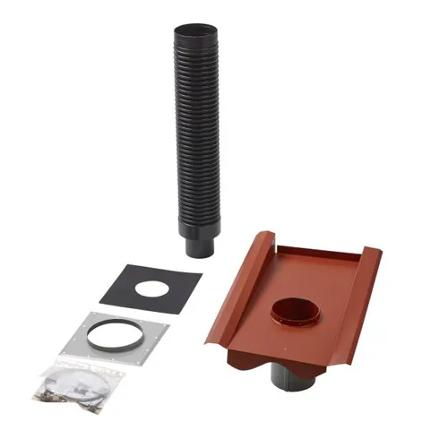 Avloppsluftare Vittinge T11 Tegelröd, Ø 75-110 mm