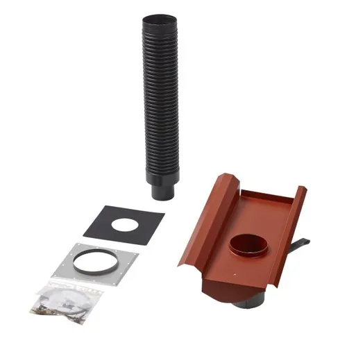 Avloppsluftare Vittinge E13 Tegelröd, Ø 75-110 mm