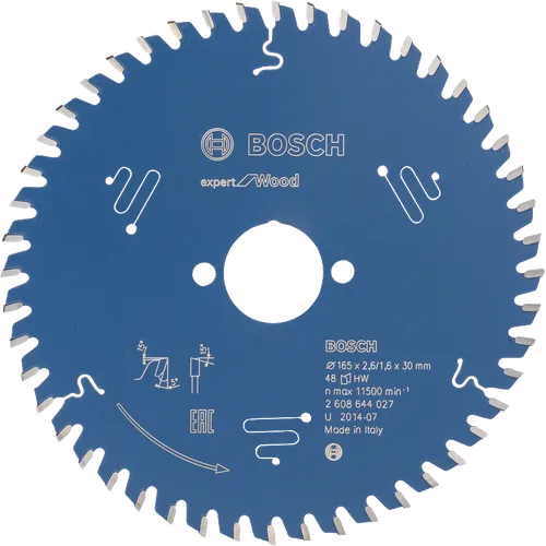 Cirkelsågklinga exp wood, 165x30x2,6 mm 48t
