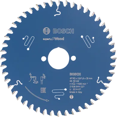 Cirkelsågklinga exp wood, 165x30x2,6 mm 48t
