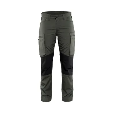 SERVICEBYXA 7159 DAM M STRETCH PANEL ARMEGRÖN/SVART C36