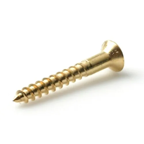 Träskruv TKFX Mässing 4,0x40 mm, 20 st/frp