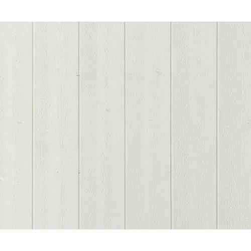 Springpanel fingsågad vitmålad 14x120 mm