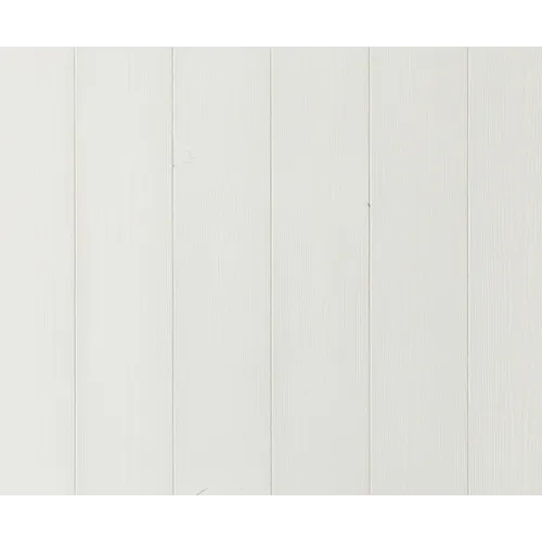 Slätspont Borstad vitmålad 15x118 mm Löpmeter