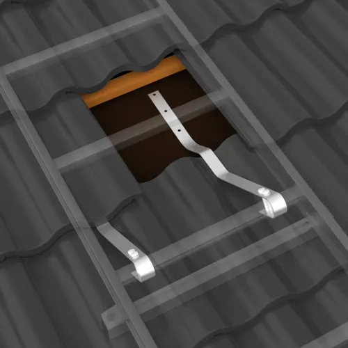 Infästning Aluminiumtakstege WVT P-8