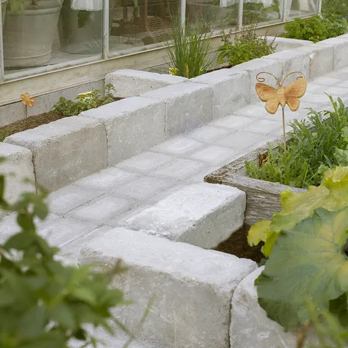 Mursten Labyrint Antik Maxi 350x210x140 mm, Grå