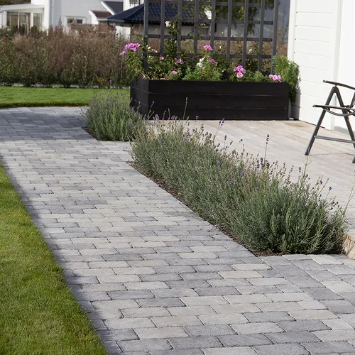 Marksten Troja Antik Helsten 210x140x50 mm, Gråmix