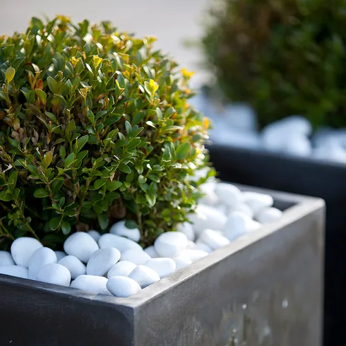 Dekorsten 20-40 mm 15 kg, Vit matt