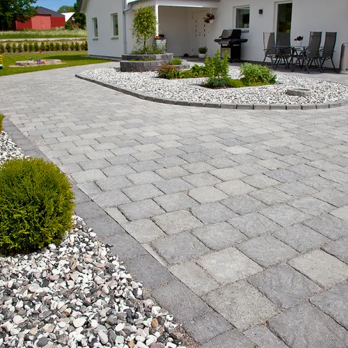 Labyrint/Troja Makro 210x210x50 mm, Gråmix