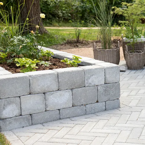 Marksten Labyrint mini antik 210x140x140 mm, Grå