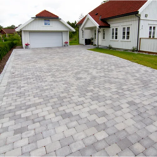 Marksten Labyrint helsten 210x140x50 mm, Gråmix