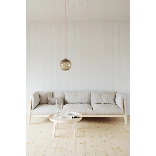 Slätspont Borstad vitmålad 15x118 mm Löpmeter