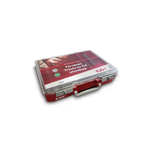 Sortimentlåda Träskruv C4 11 olika dimensioner