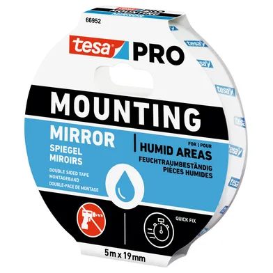 Monteringstejp 66952 Spegel 19 mm, 5 m