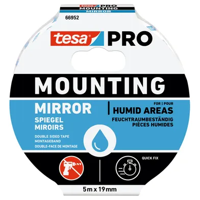 Monteringstejp 66952 Spegel 19 mm, 5 m