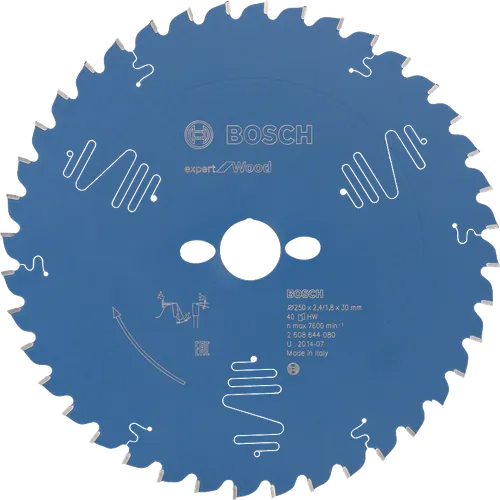 Cirkelsågklinga exp wood, 250x30x2,4 mm 40T