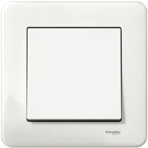 Strömbrytare Exxact infälld 1-pol/Trapp, Vit