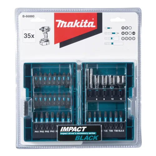 Bitssats Impact Black 35 delar
