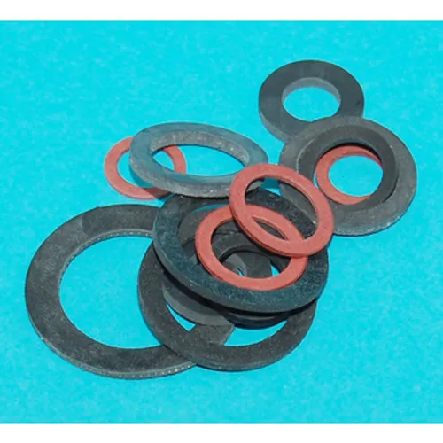 Packningssats, fiber & gummi 2x7 olika storlekar