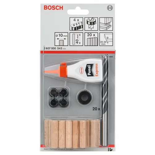 Träplugg set 10 mm, 27 st/frp