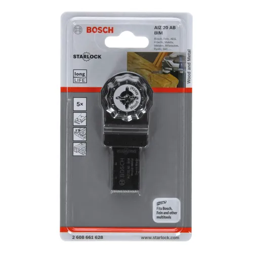 Sågblad Multiverktyg AIZ 20 AB Trä/Metall 20x30mm, 5-pack