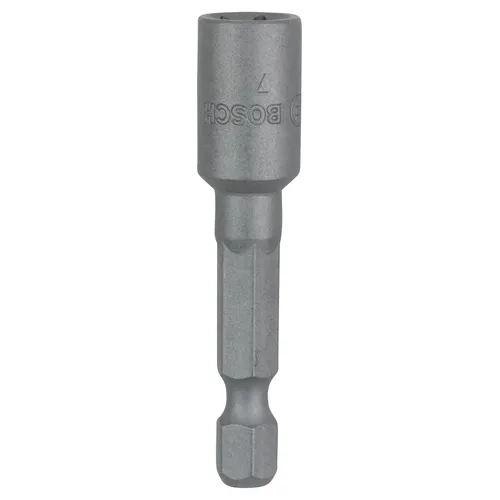 Sexkantshylsa m. magnet 7 mm