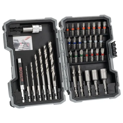 Borr- och bitsset Wood Pro 35 delar