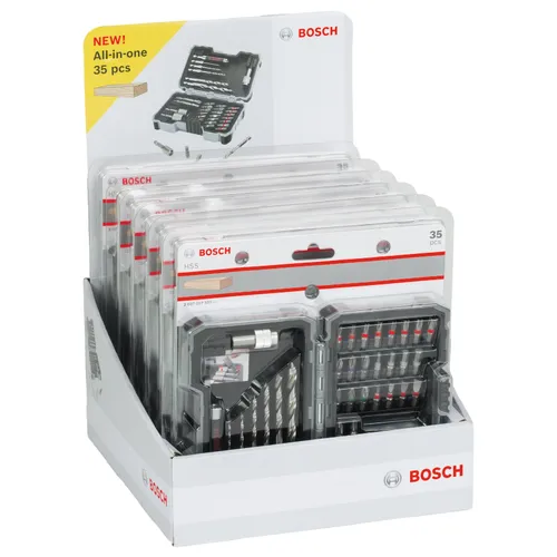 Borr- och bitsset Wood Pro 35 delar