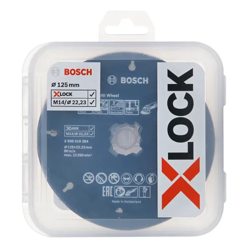 Kap- & slipset X-Lock 125 mm, 5 delar