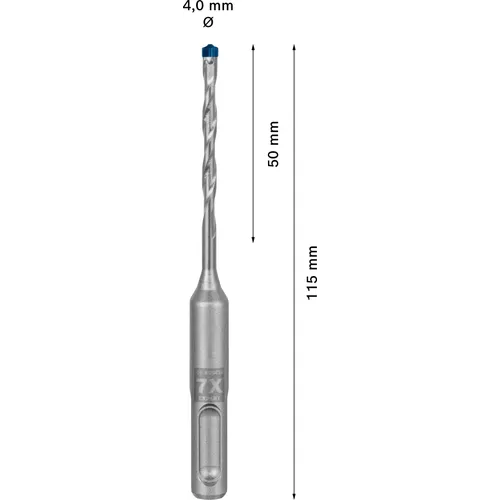 Hammarborr Expert SDS Plus-7X 4x50/115 mm