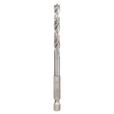 Träspiralborr, 1/4-tum insexskaft 6x63/106 mm, 1-pack