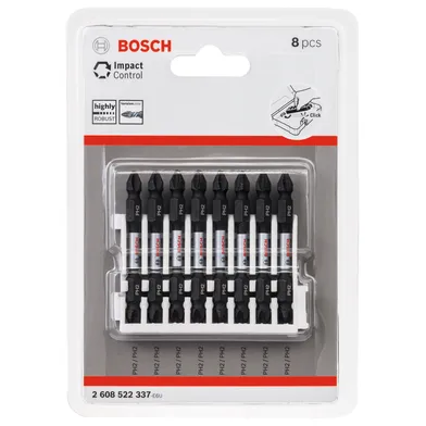 Bits PH Impact Control PH2, 65 mm, 8-pack