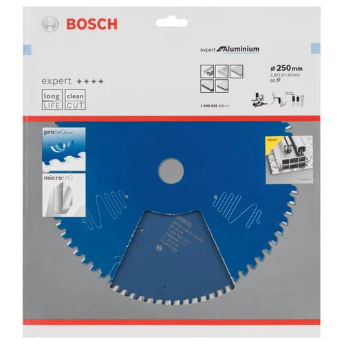 Cirkelsågklinga Expert Aluminium 250/30 mm, 80T