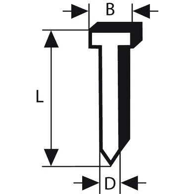 Dyckert 16GA 20° FZB bandad 1,6x44 mm, 2000 st/frp