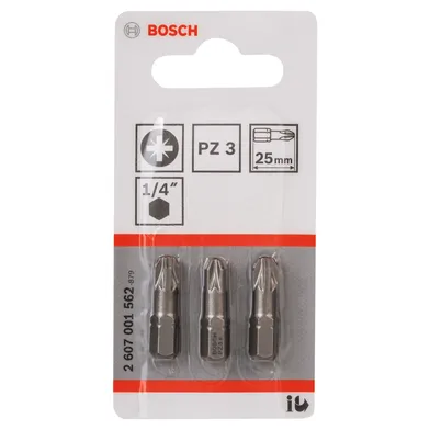 Bits PZ 25 mm Extra Hard PZ3, 3-pack