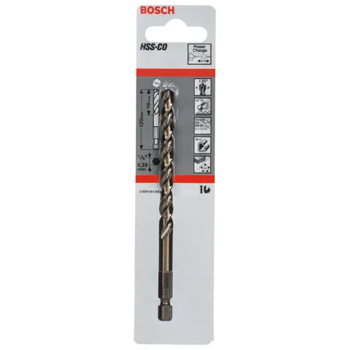 Centreringsborr HSS-Co för hålsåg 7,15x120 mm