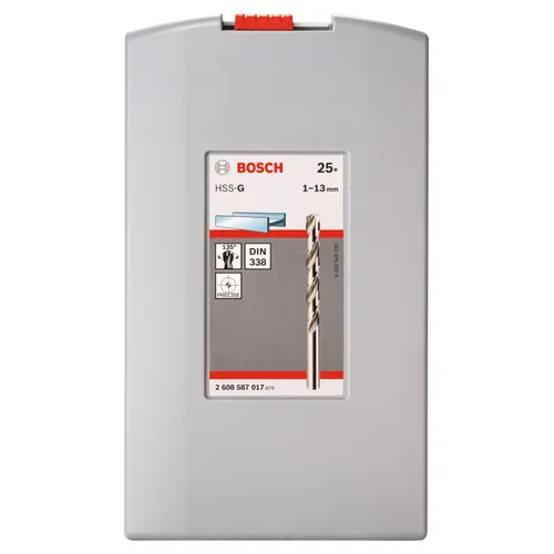 Metallborrsats HSS-G 25 delar