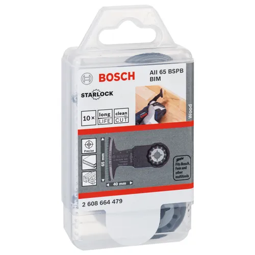 Sågblad Multiverktyg All 65 BSPB Hårdträ 65x40 mm, 10-pack