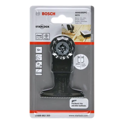 Sågblad Multiverktyg All 65 Trä 65x40 mm, 5-pack