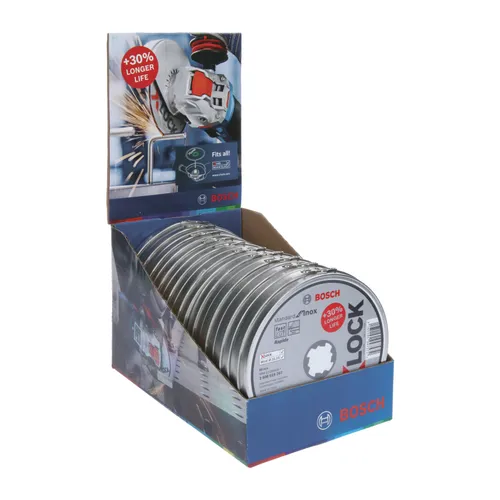 Kapskiva X-Lock Standard Inox 125 mm, 10-pack