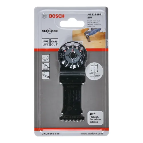 Sågblad Multiverktyg AIZ 32 BSPB Hårdträ 32x50 mm, 1-pack